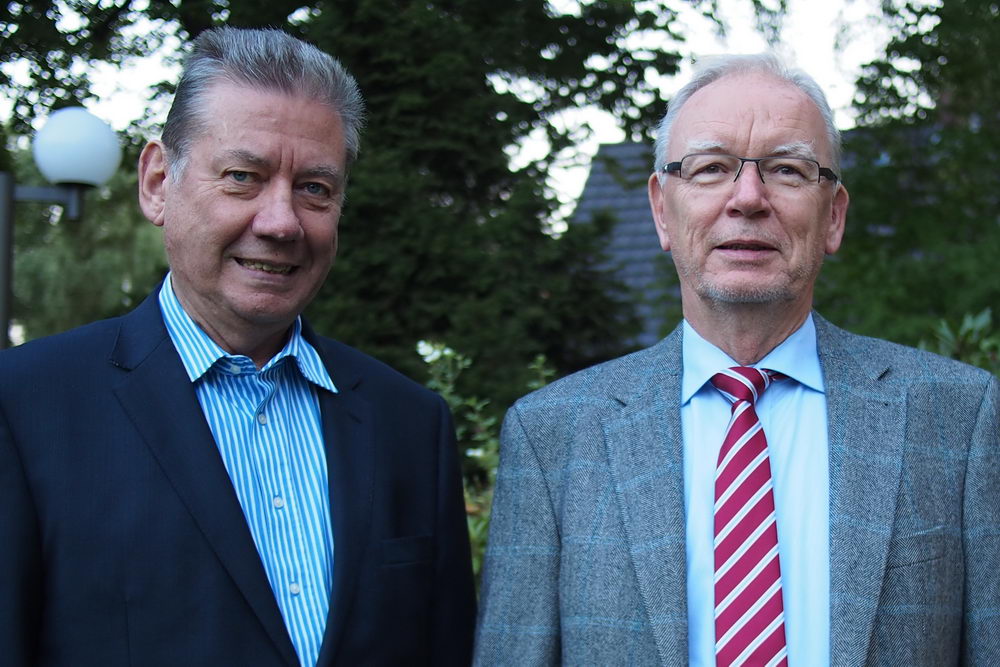 Laden zur Mitgliederversammlung: Bendfeldt (l.) und Kube. Foro: "Mehr Sicherheit in Großhansdorf"/hfr