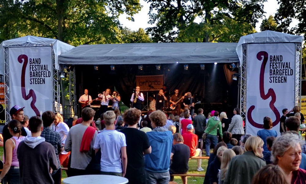 Das Bandfestival Bargfeld Stegen. Foto: SL Archiv