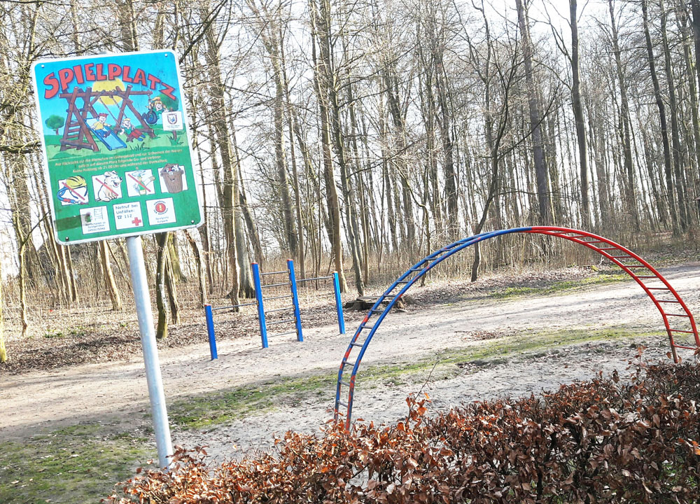 Der Spielplatz im Kurpark. Foto: Fischer