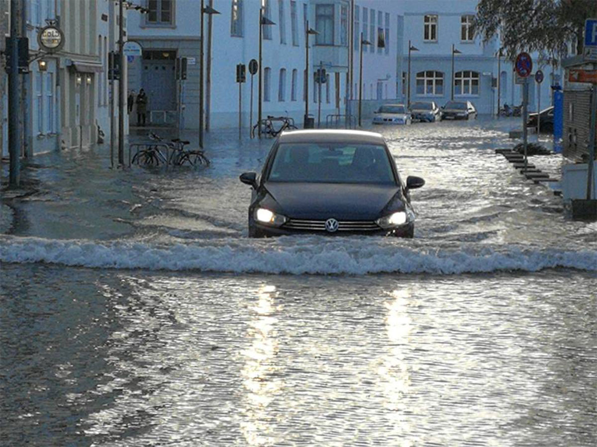 Sturmflut nach Tief \